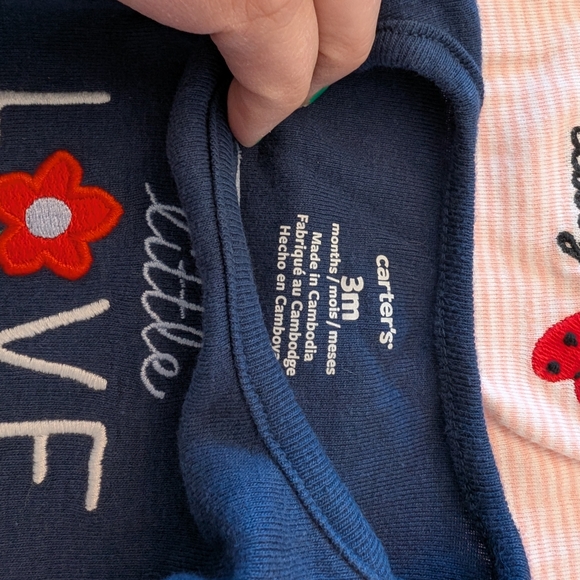 3 For $18 Carter's Navy and Red Baby Outfit Set - Picture 10 of 16